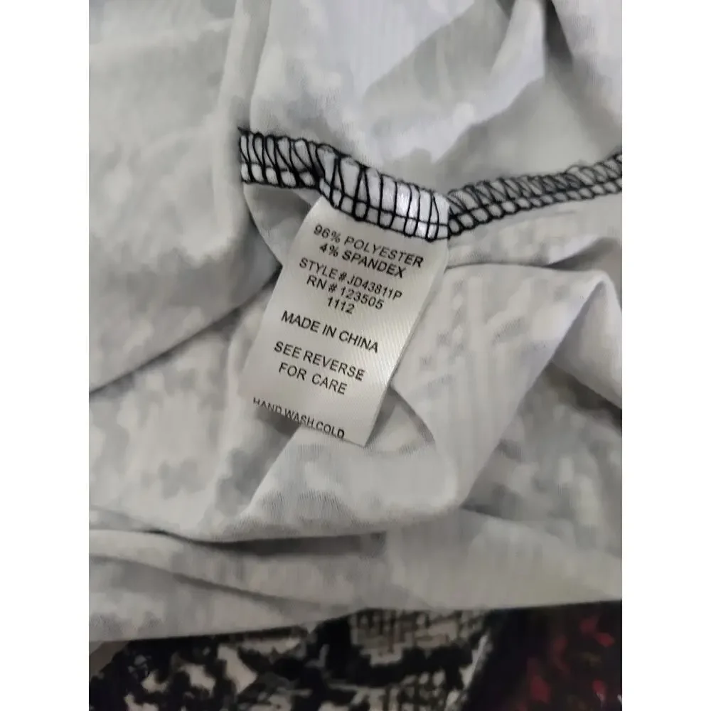 Heart & Hips Juniors Gray Snakeskin Print Bodycon Dress - Large - Picture 6 of 9